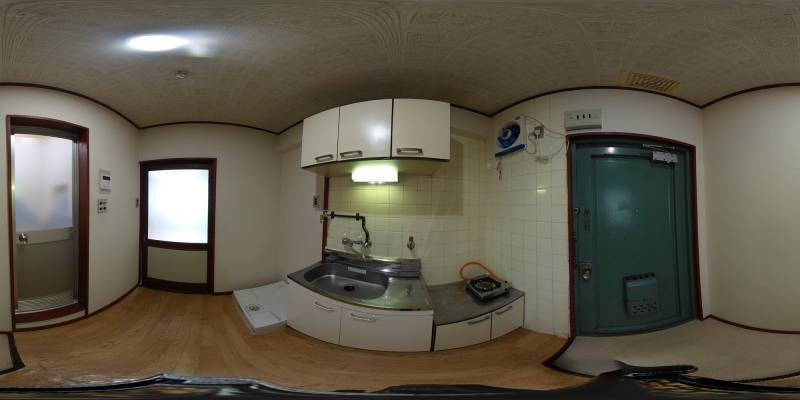 パノラマ画像キッチン