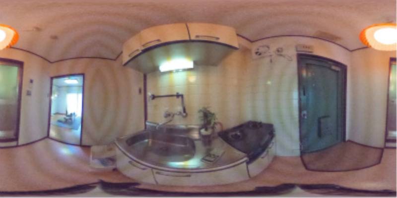 パノラマ画像キッチン