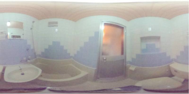 パノラマ画像バスルーム