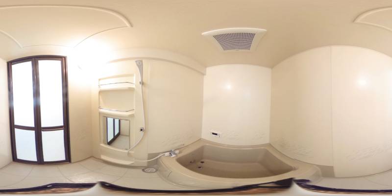 パノラマ画像バスルーム