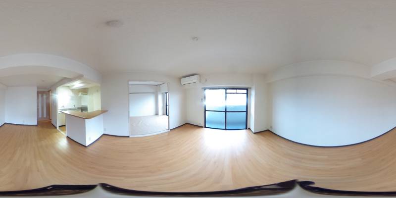 パノラマ画像リビング