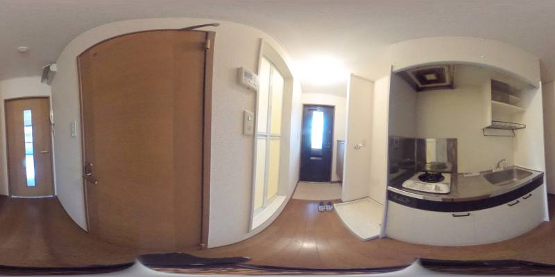 パノラマ画像キッチン