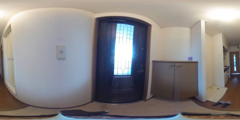 パノラマ画像玄関