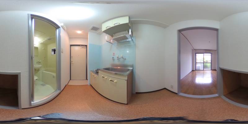 パノラマ画像キッチン