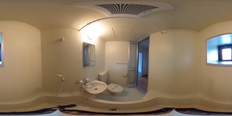 パノラマ画像バスルーム