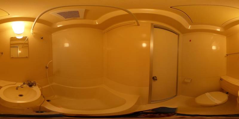 パノラマ画像バスルーム