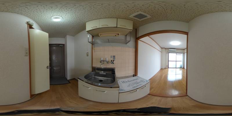 パノラマ画像キッチン