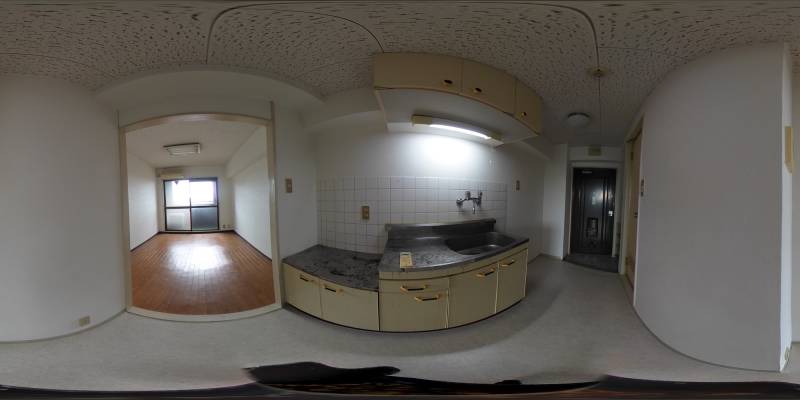 パノラマ画像キッチン