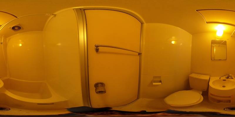 パノラマ画像バスルーム