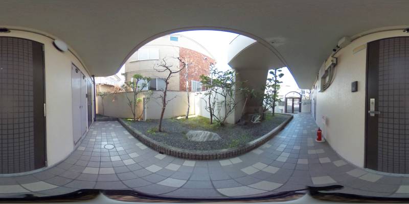 パノラマ画像玄関
