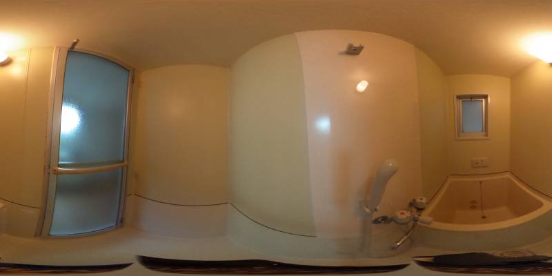 パノラマ画像バスルーム