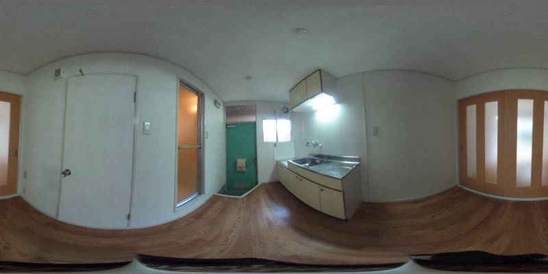パノラマ画像キッチン