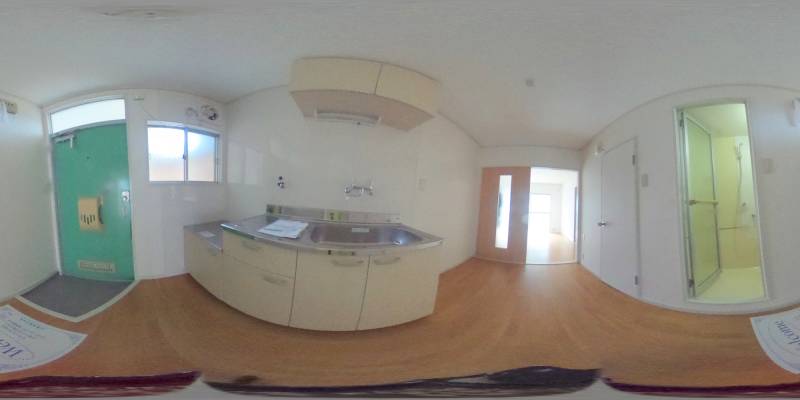 パノラマ画像キッチン