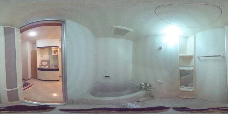 パノラマ画像バスルーム