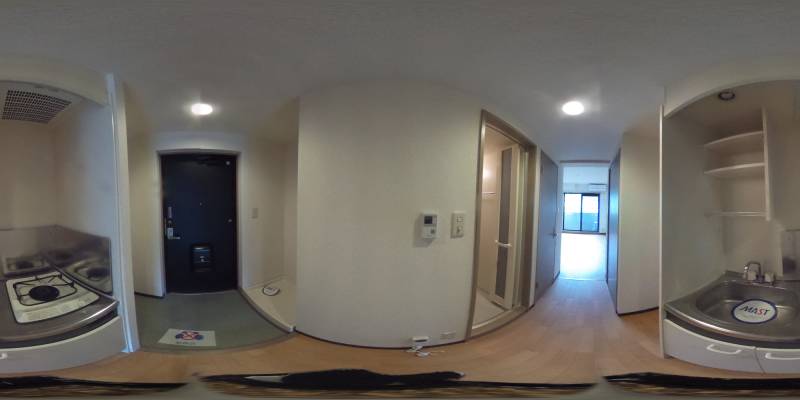 パノラマ画像キッチン