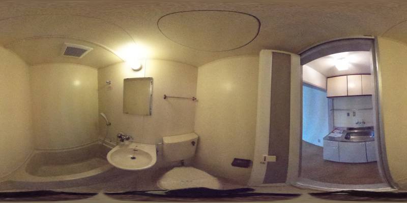 パノラマ画像バスルーム