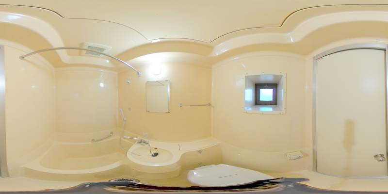 パノラマ画像バスルーム