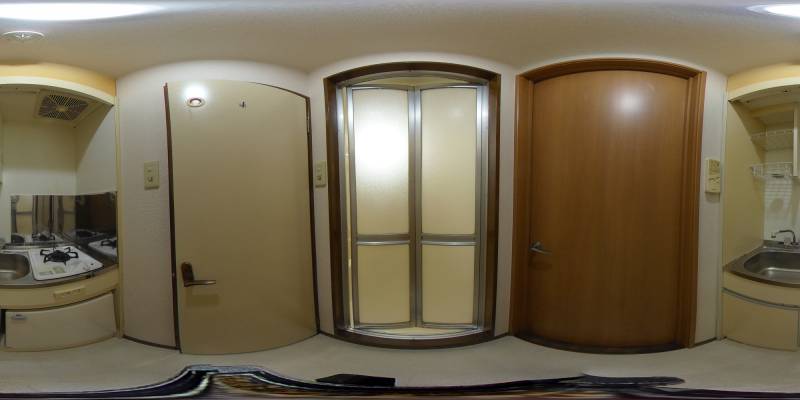 パノラマ画像キッチン