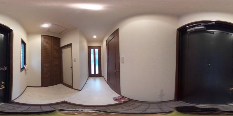 パノラマ画像玄関