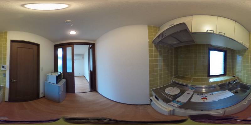 パノラマ画像キッチン