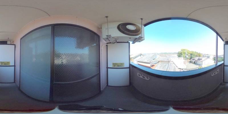 パノラマ画像バルコニー