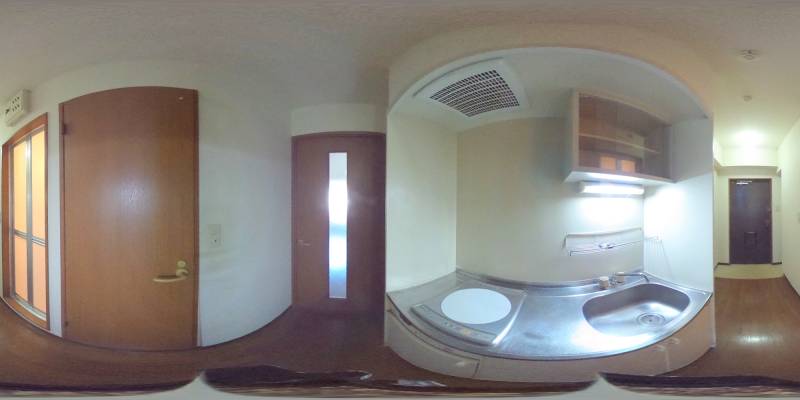 パノラマ画像キッチン