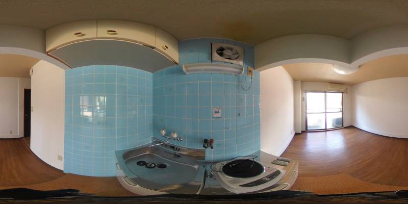 パノラマ画像キッチン