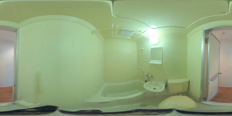 パノラマ画像バスルーム
