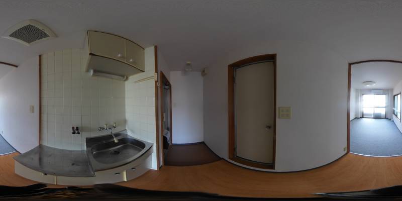 パノラマ画像キッチン