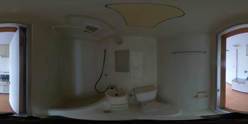 パノラマ画像バスルーム