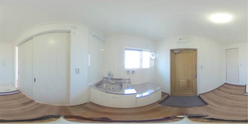 パノラマ画像キッチン