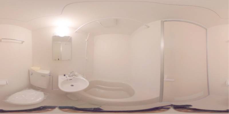 パノラマ画像バスルーム