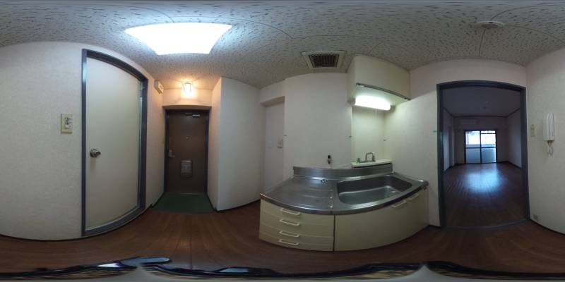 パノラマ画像キッチン