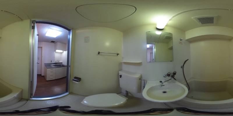 パノラマ画像バスルーム