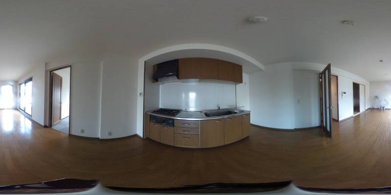 パノラマ画像キッチン