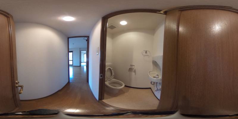 パノラマ画像トイレ