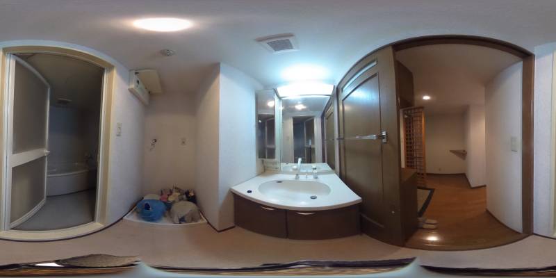 パノラマ画像洗面所