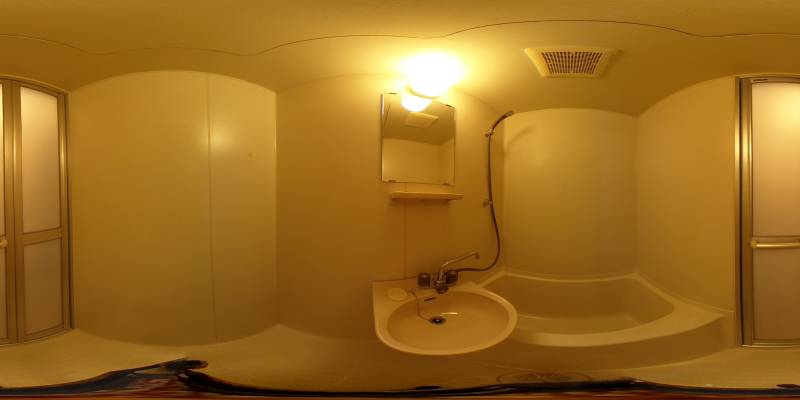 パノラマ画像バスルーム