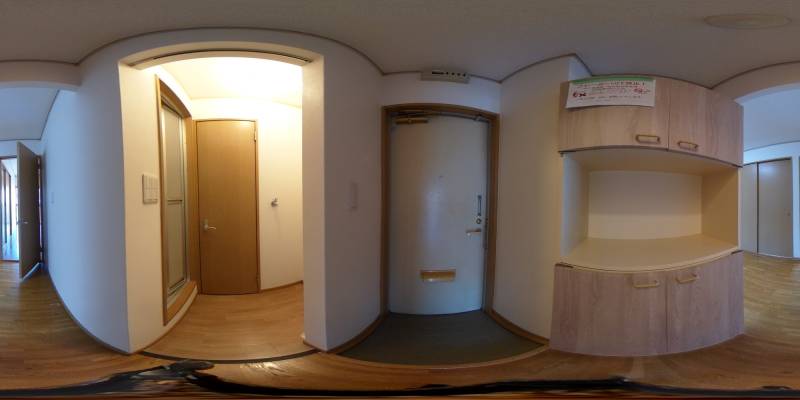 パノラマ画像玄関