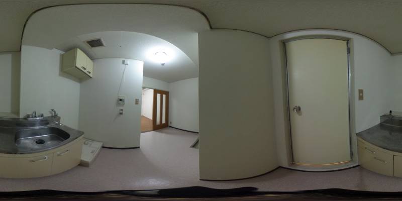 パノラマ画像キッチン