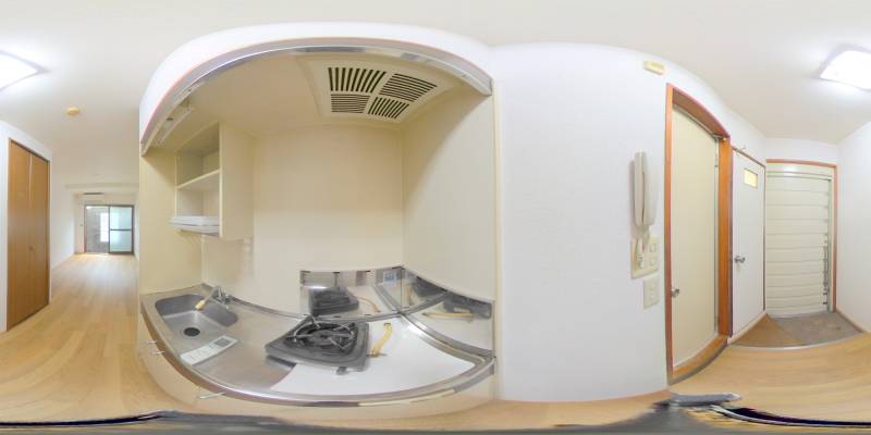 パノラマ画像キッチン