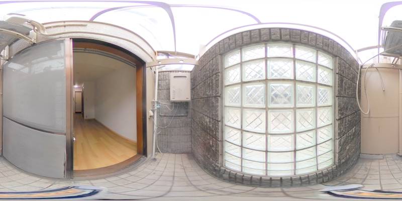 パノラマ画像バルコニー