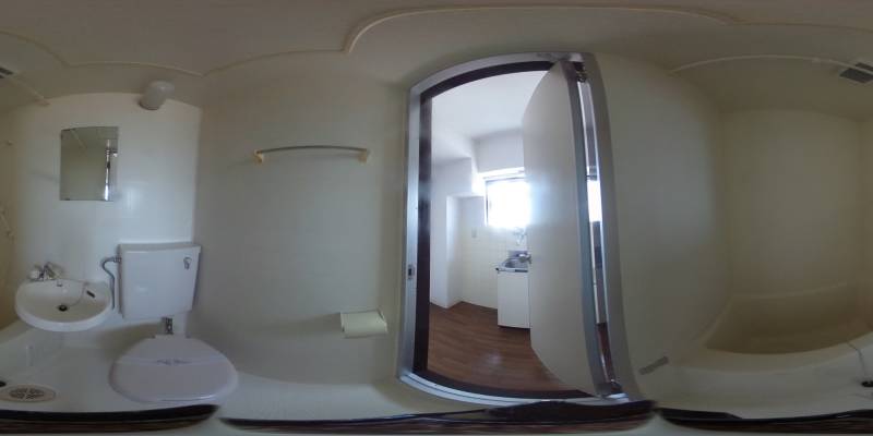 パノラマ画像バスルーム