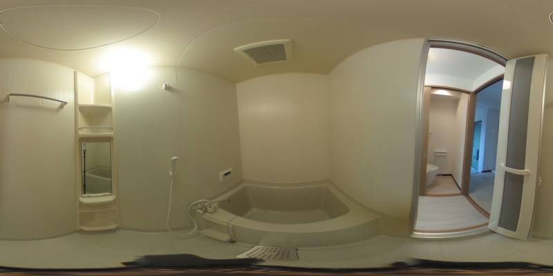 パノラマ画像バスルーム