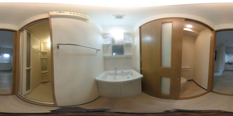 パノラマ画像洗面所