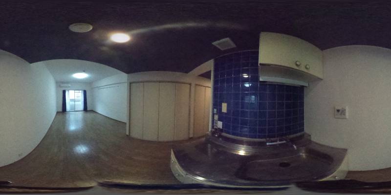 パノラマ画像キッチン