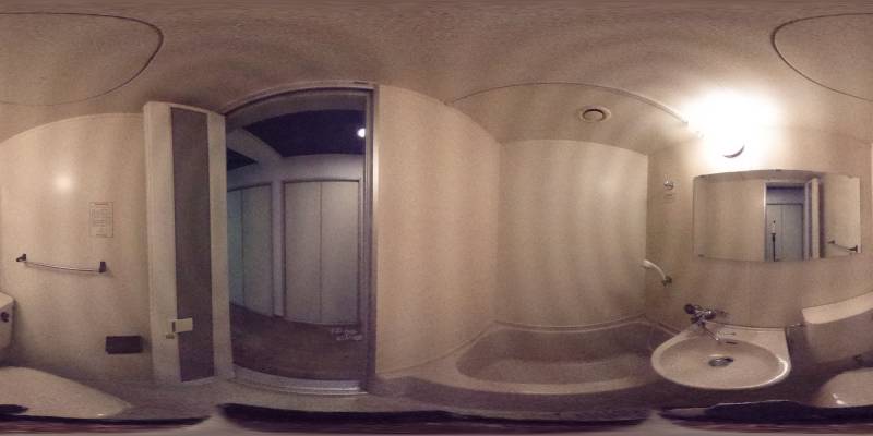 パノラマ画像バスルーム