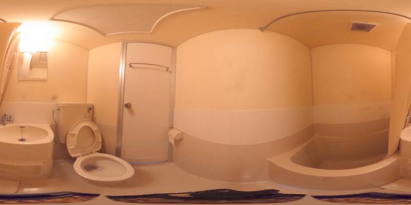 パノラマ画像バスルーム