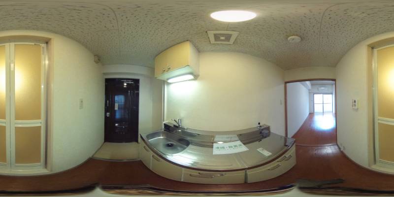 パノラマ画像キッチン