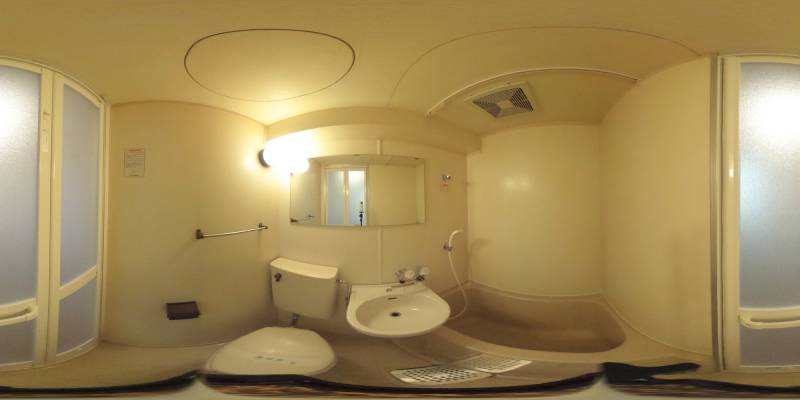 パノラマ画像バスルーム
